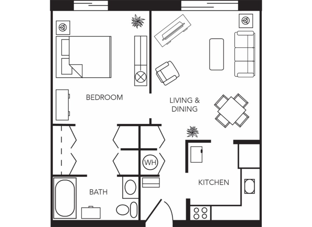 Greens One Bedroom